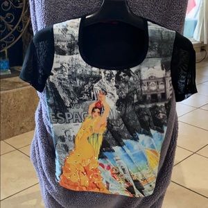 Nelly and Millie short sleeve blouse